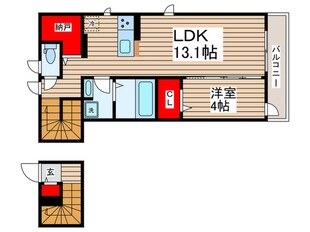 サライ幕張の物件間取画像